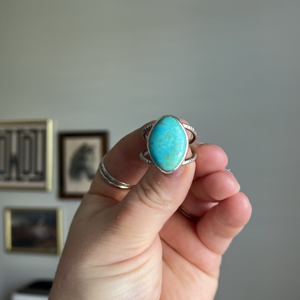 Chunky Turquoise Ring - Picture 4 of 5